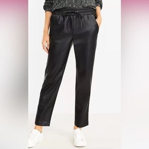 Loft Faux Leather Pants. Size Medium. Black